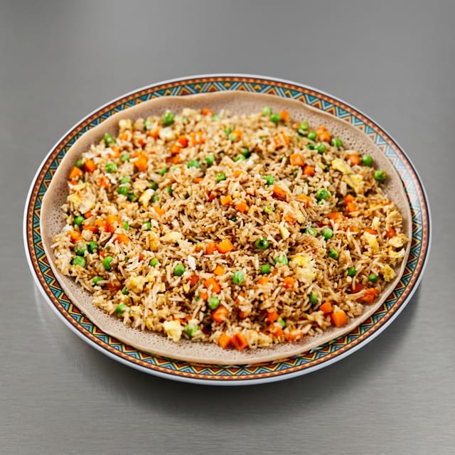 Rice with Dereq (Yawaze)( (Gomen Besiga)(Tuna)(Fish).